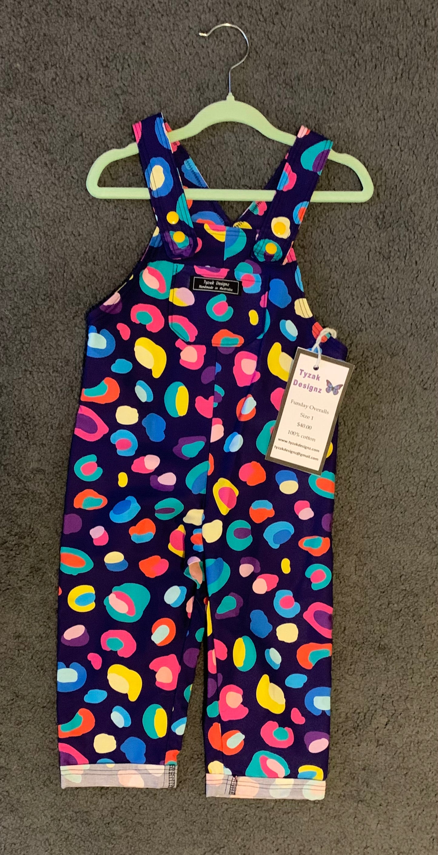 Leopard fundays overalls