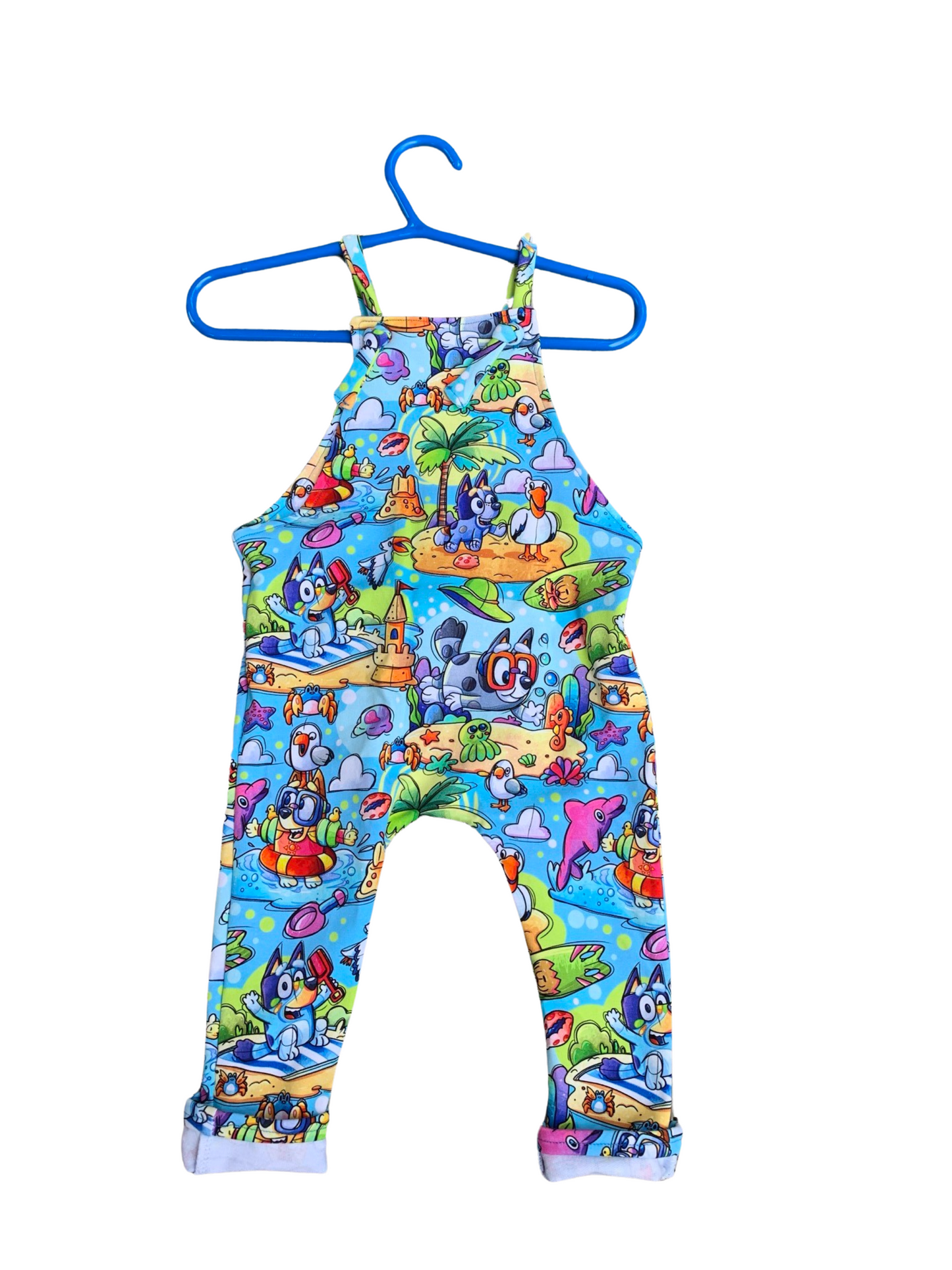 Knotted knit overalls - size 1