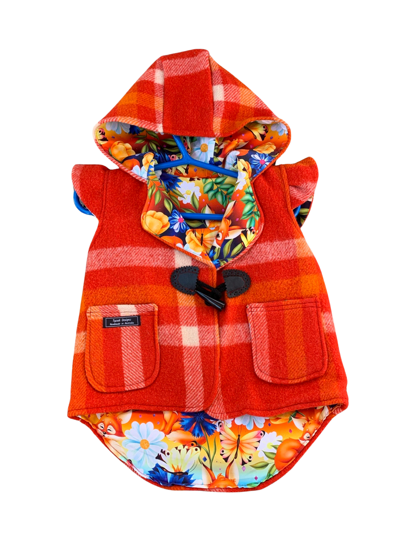Recycled Vintage Wool Blanket Vest - Size 1 only