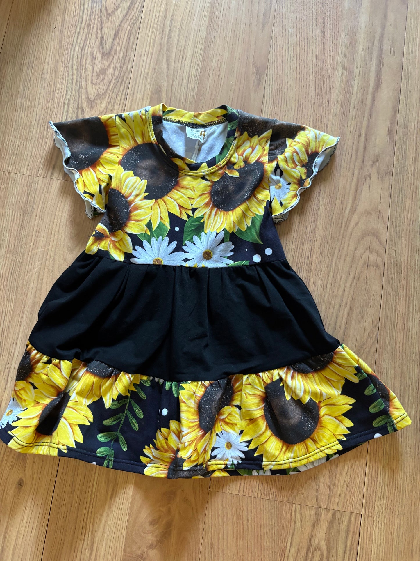Sunflower Tiered Dress - Size 3