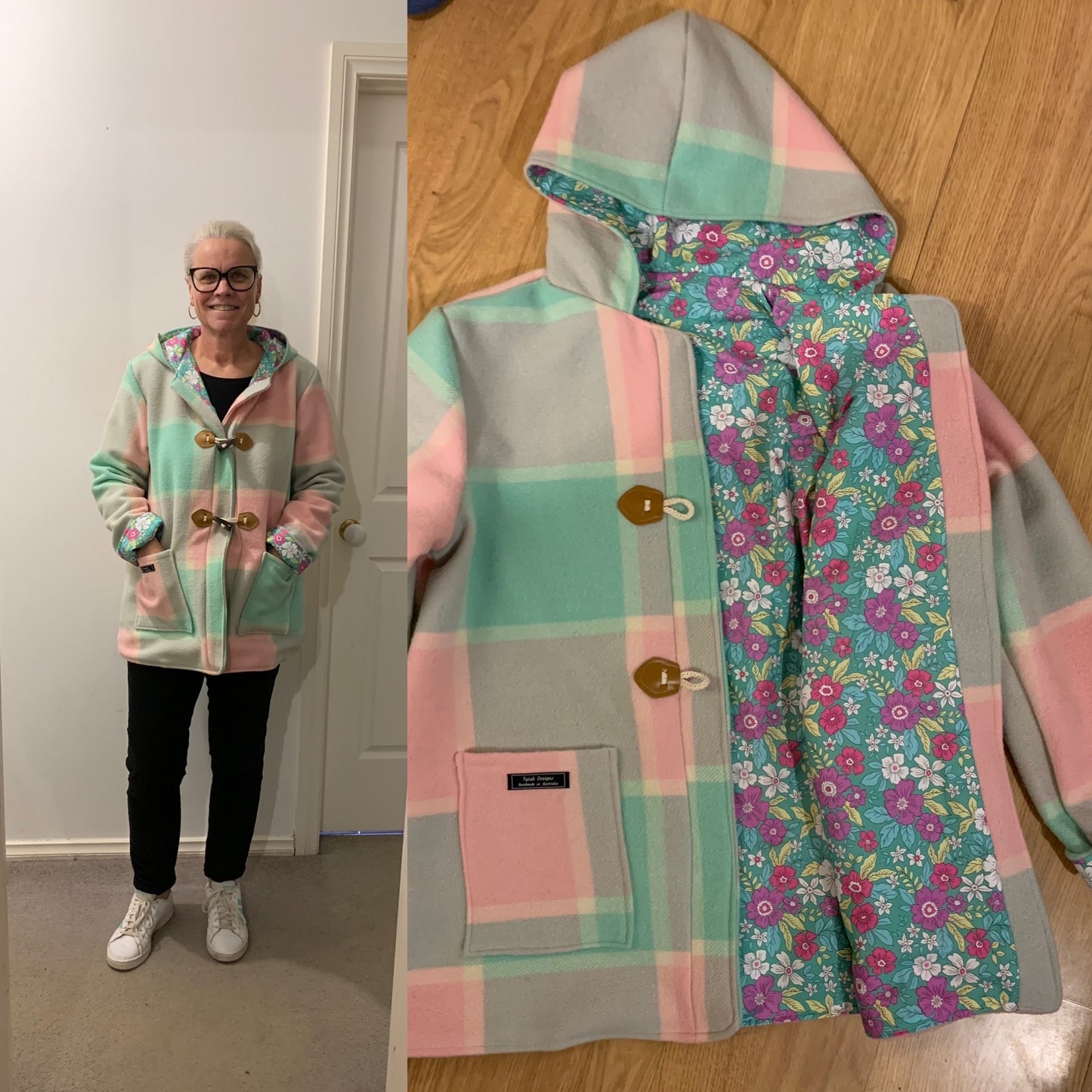 Vintage Recycled Wool Blanket Jacket