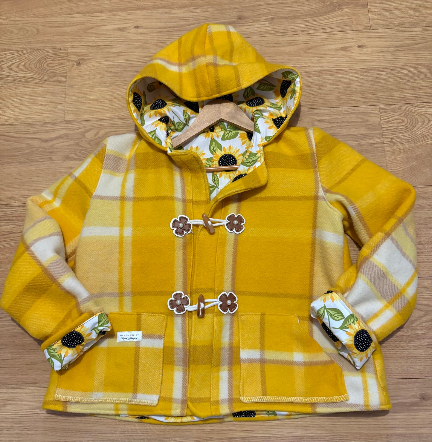 Vintage Recycled Wool Blanket Jackets - Size 12