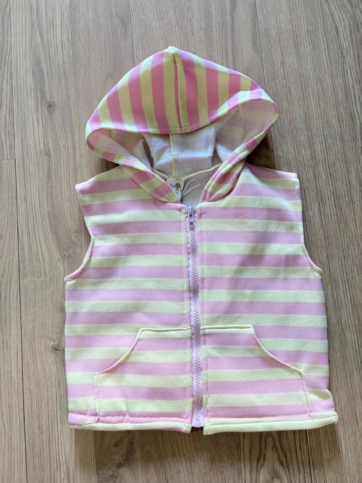 Striped Fleece Vest - Size 3