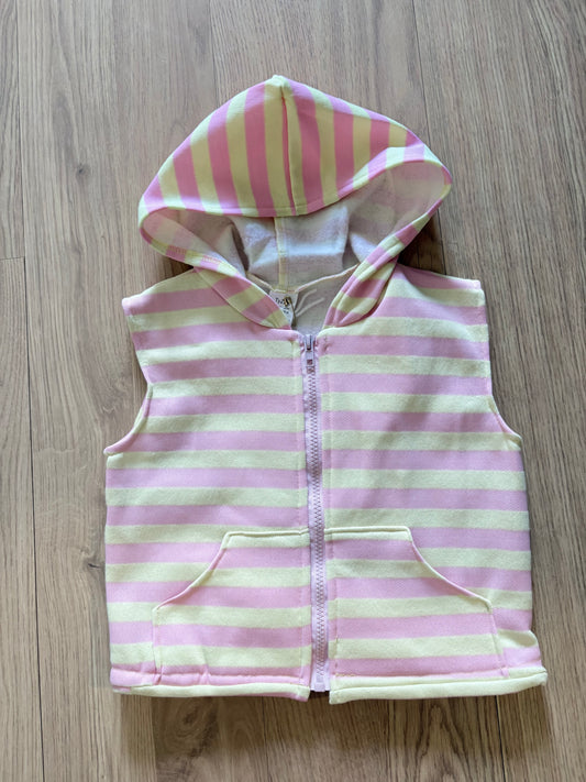 Striped Fleece Vest - Size 3