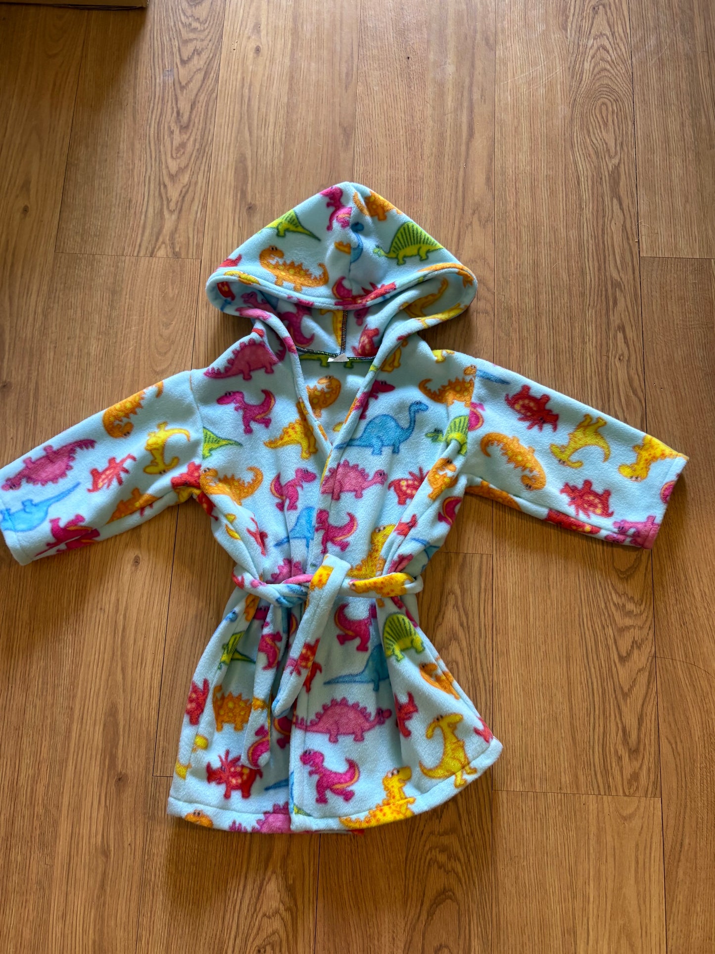 Dinosaur Dressing Gown - Size 2